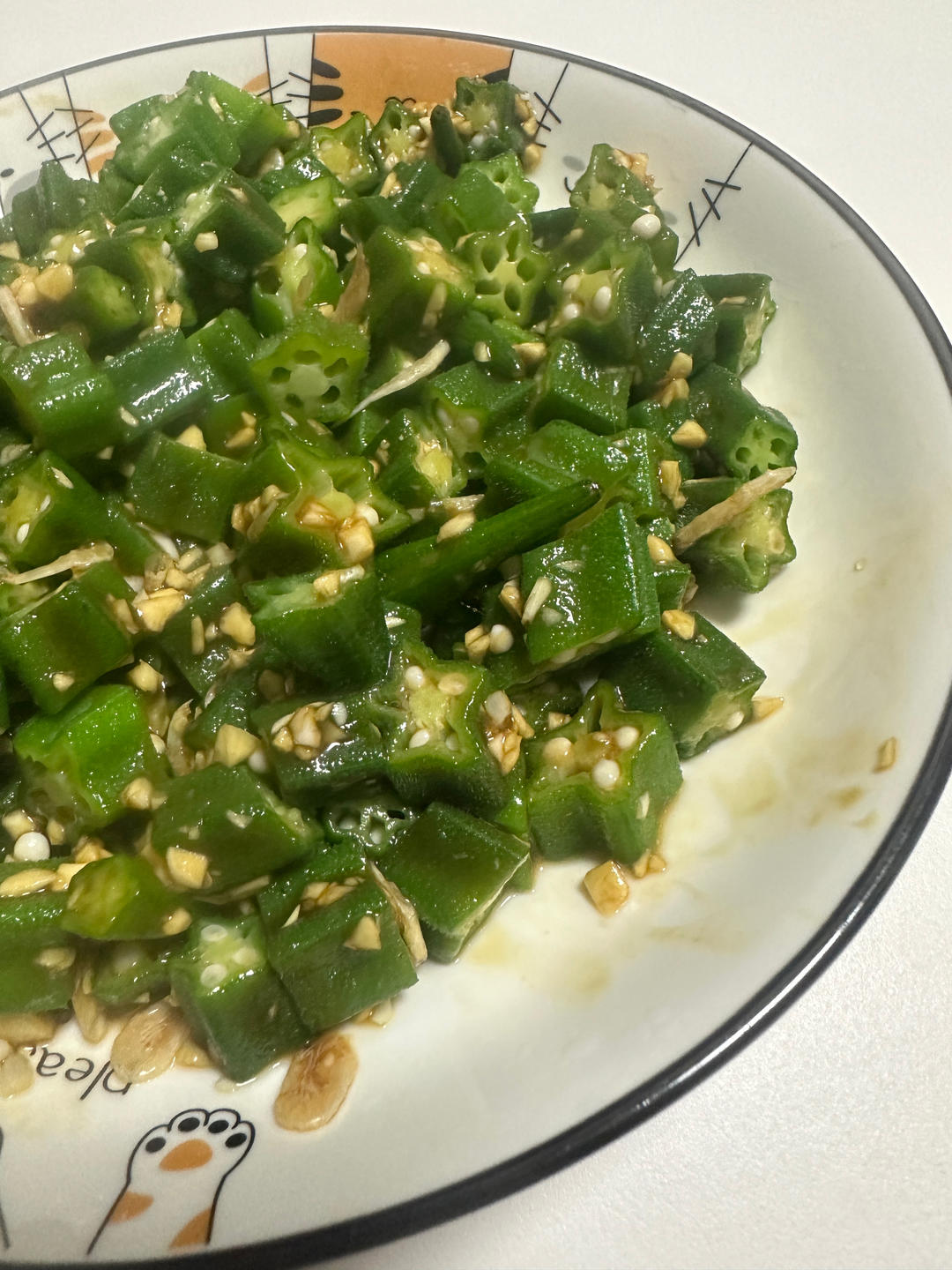 凉拌秋葵