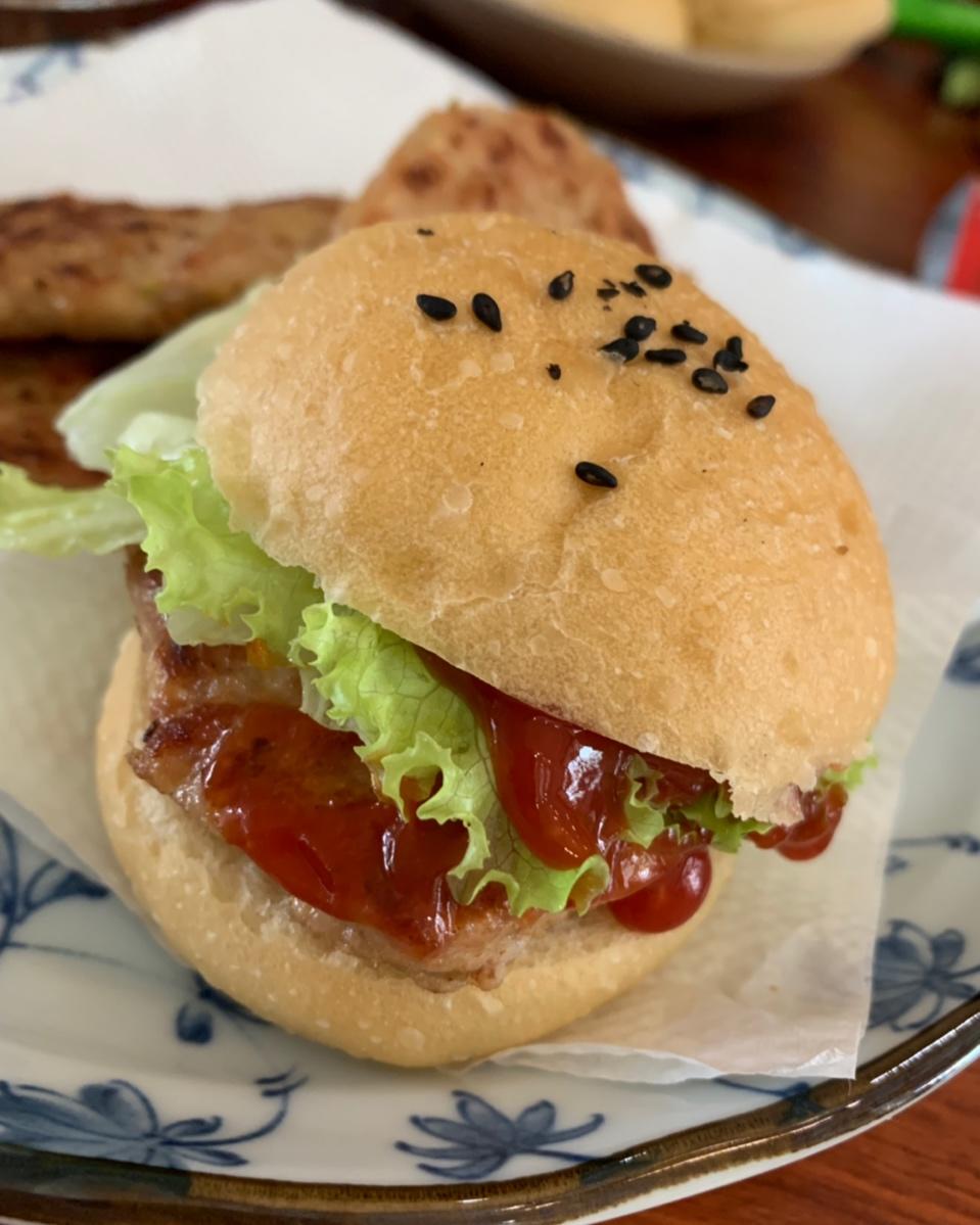 快手汉堡胚