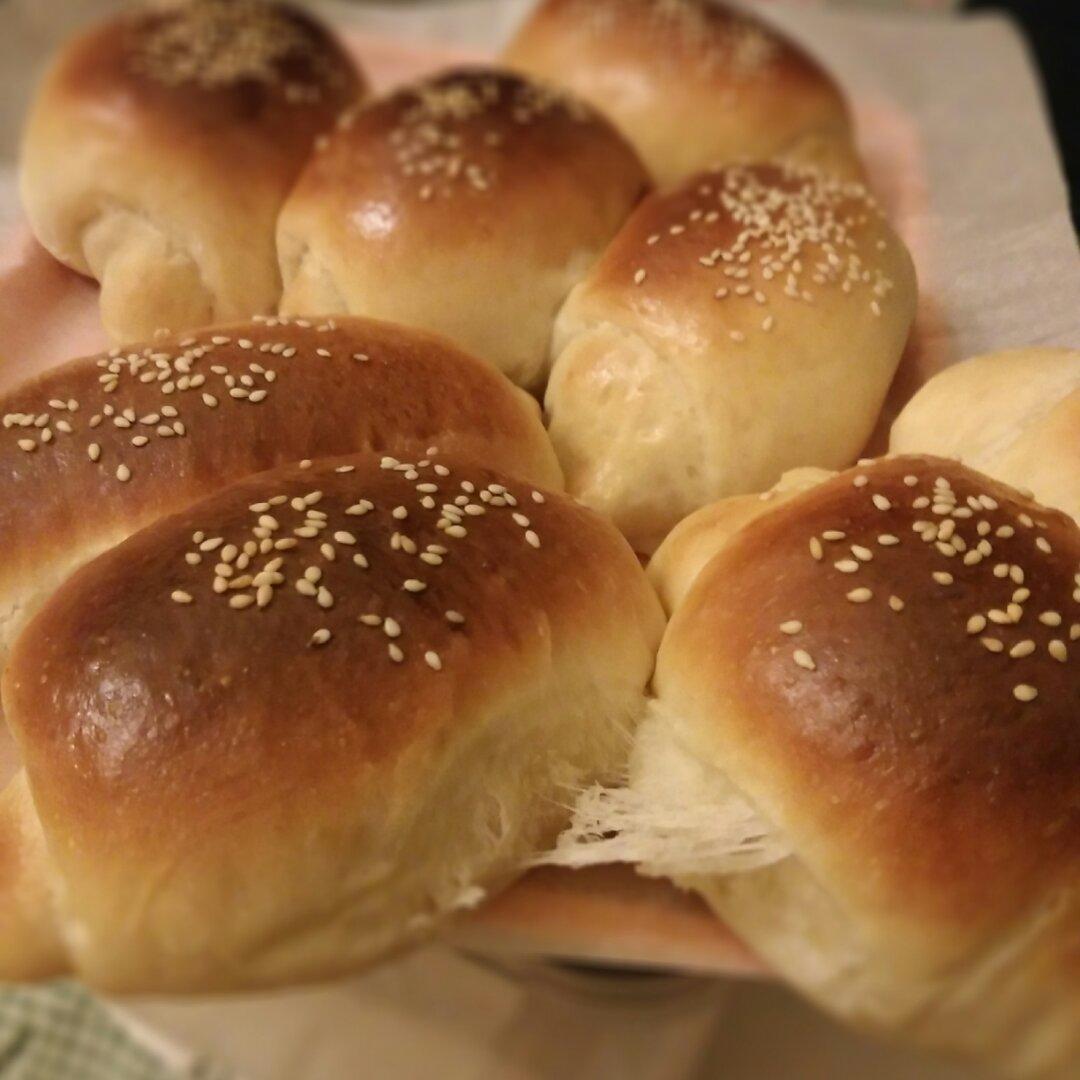 全麦肉松面包卷