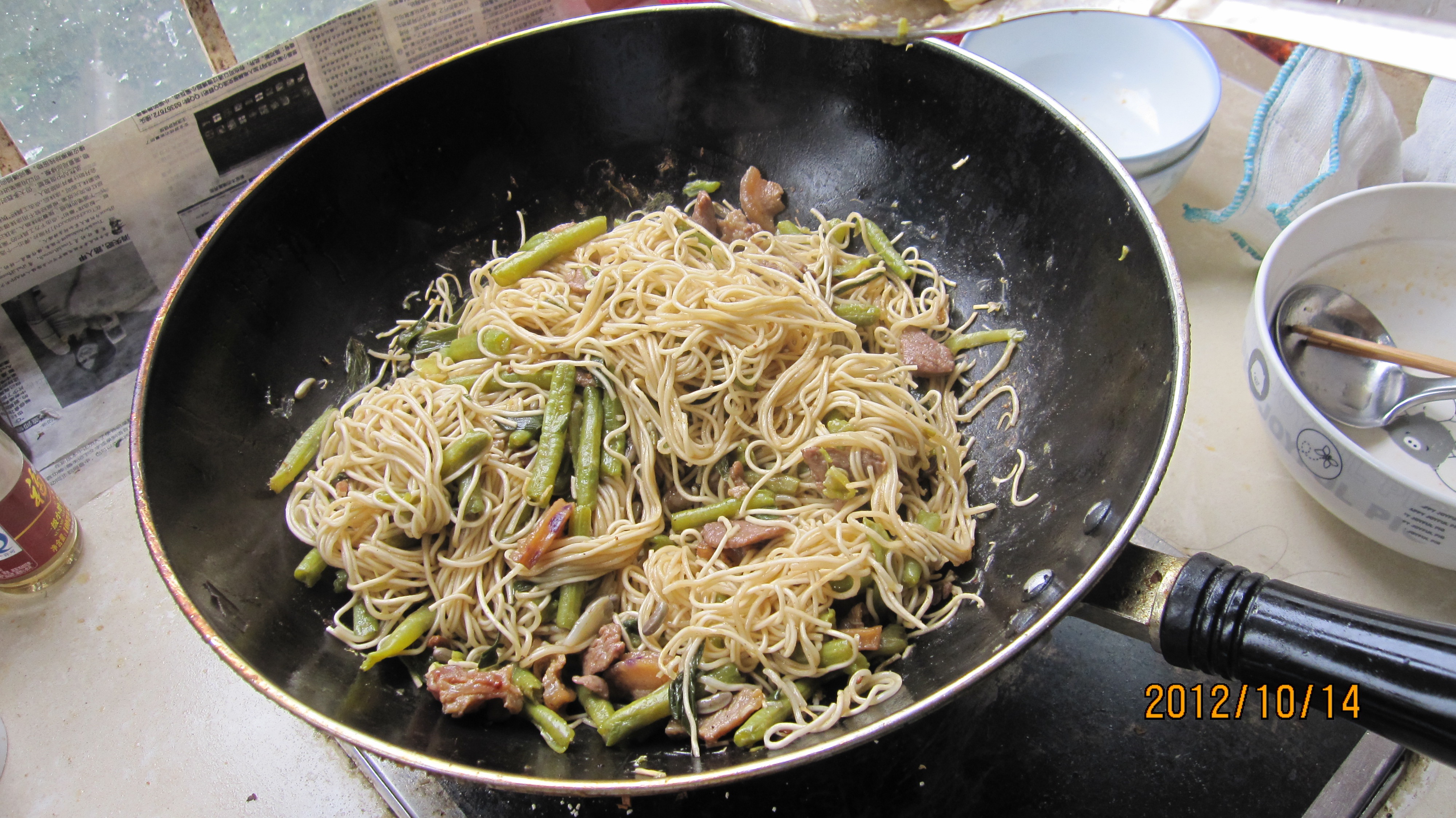 豆角焖面