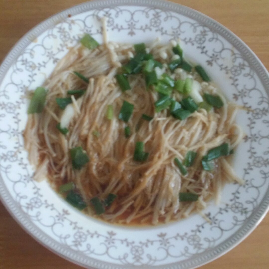 油泼金针菇