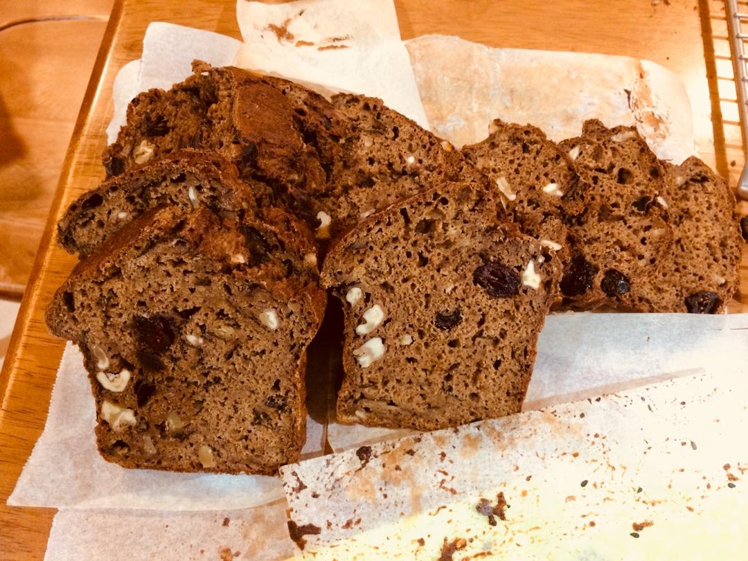 无油快手全麦核桃枣泥糕【健康主食】