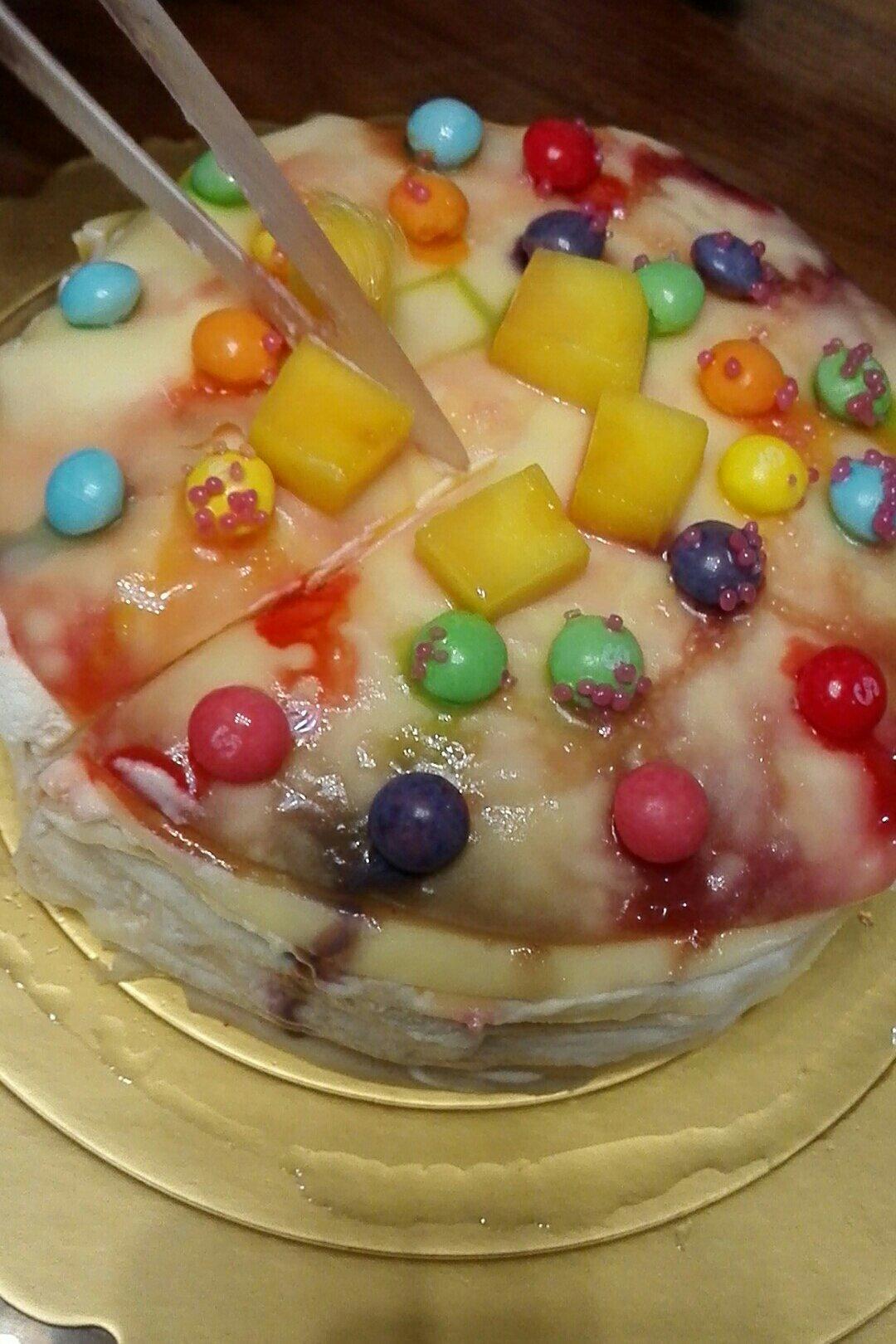 零基础做芒果千层蛋糕（8寸）