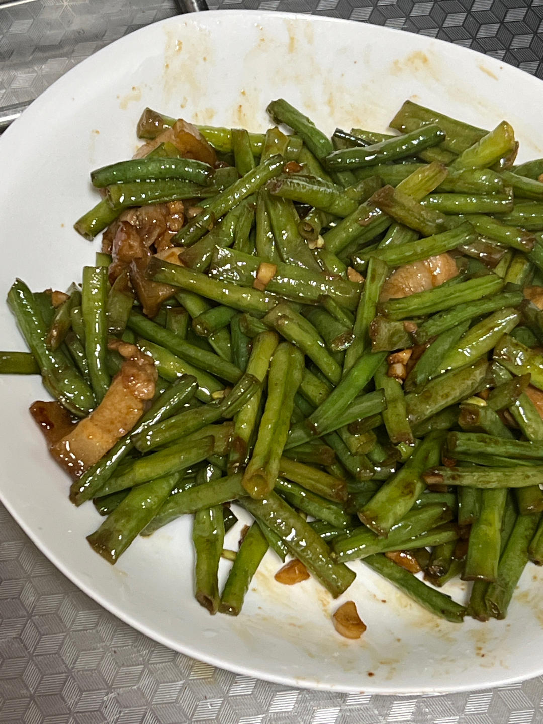 豆角炒肉丝