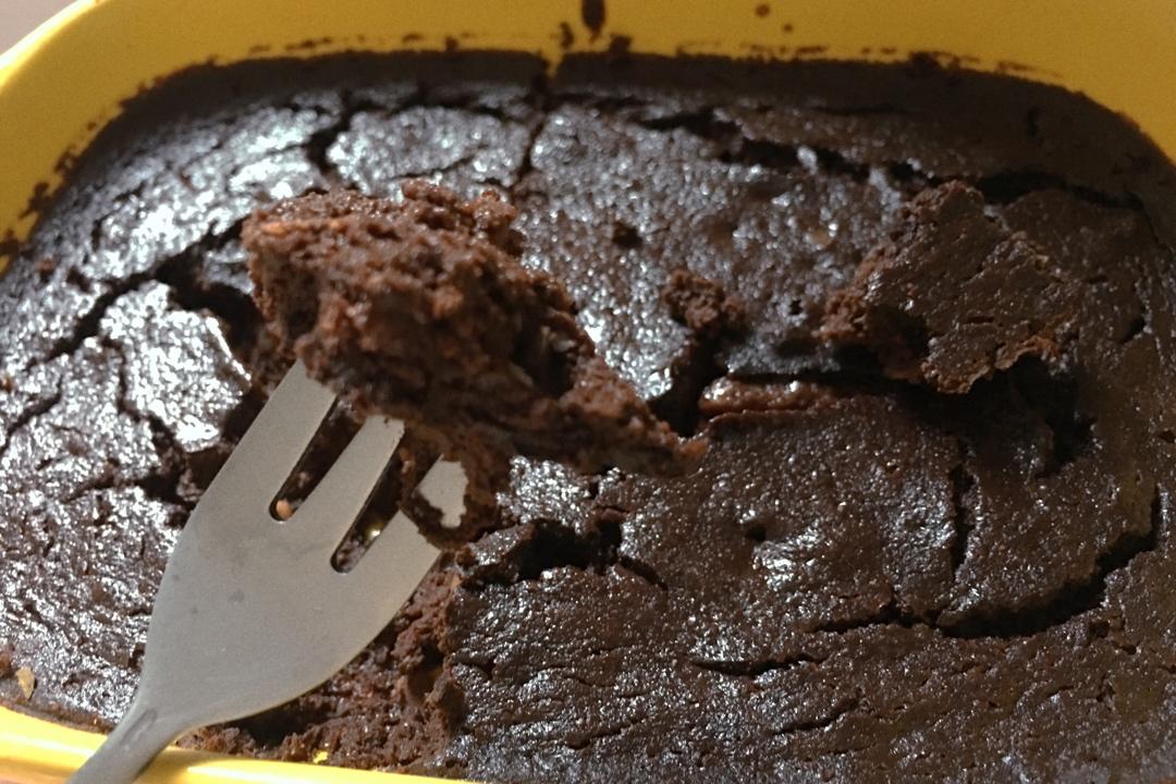 无油无糖低脂布朗尼！！整盘400多克的蛋糕热量不到500卡！！