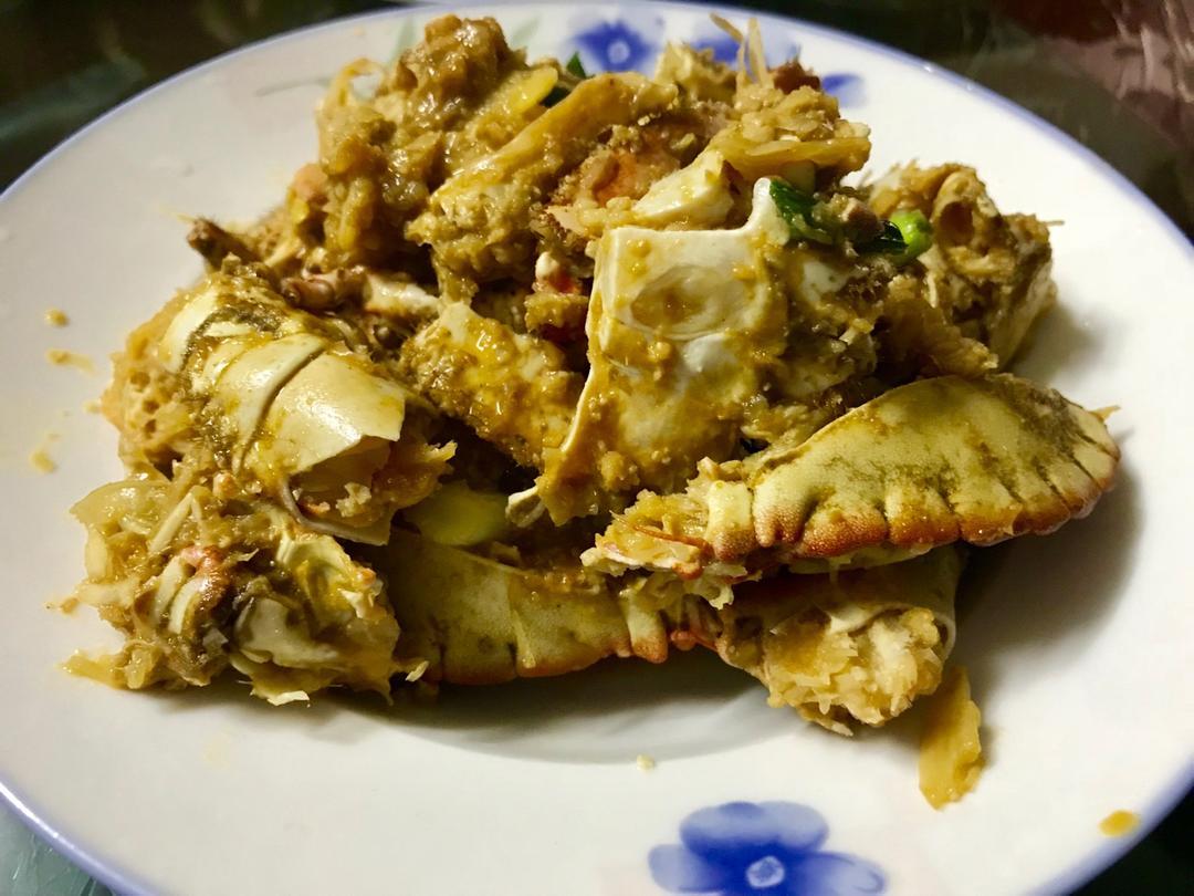 葱姜炒蟹