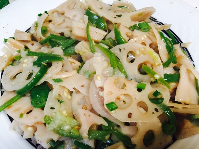 清炒藕片