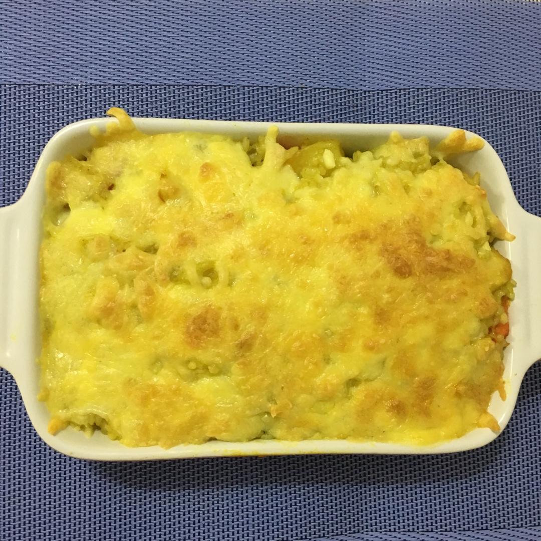 堂妈教你咖喱鸡肉焗饭