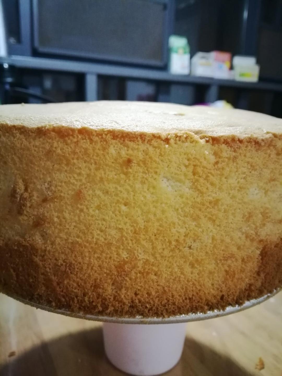 超好记八寸戚风蛋糕（后蛋法）