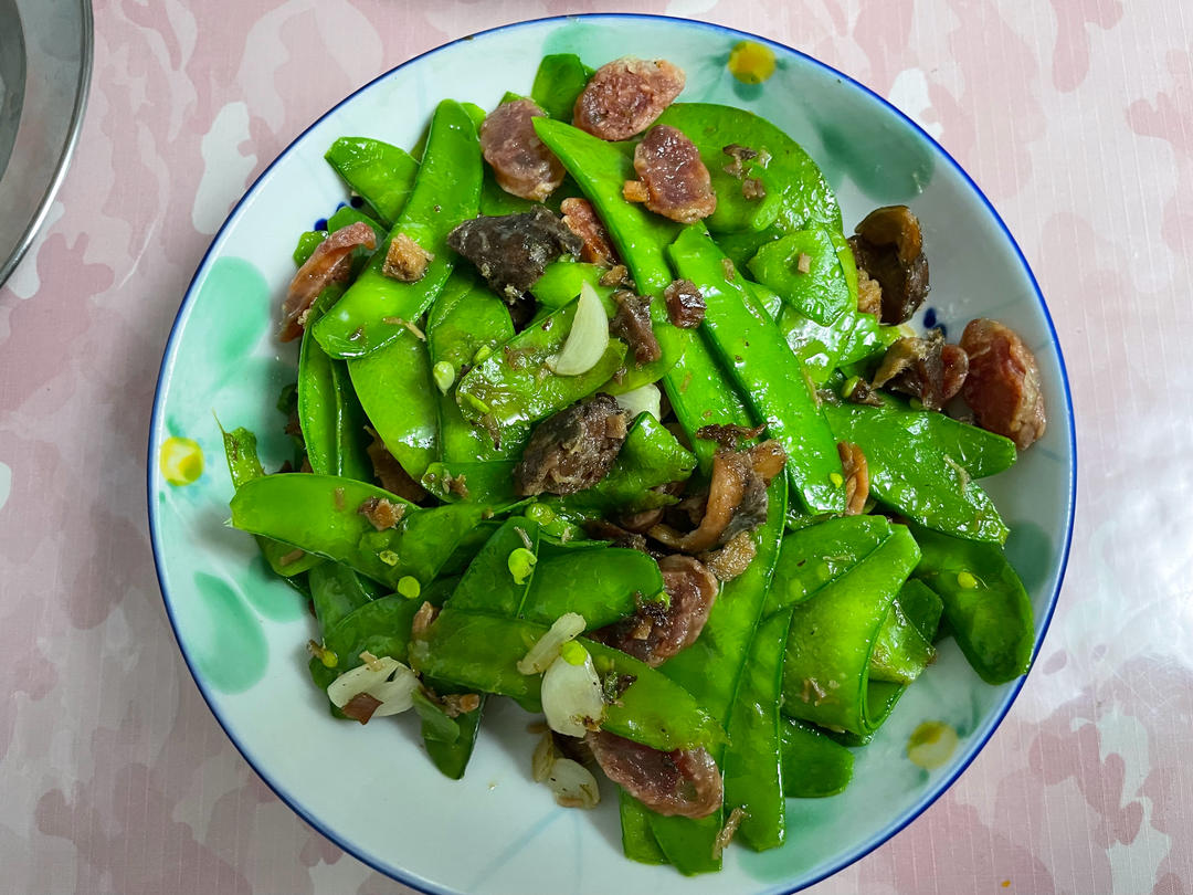 腊味荷兰豆