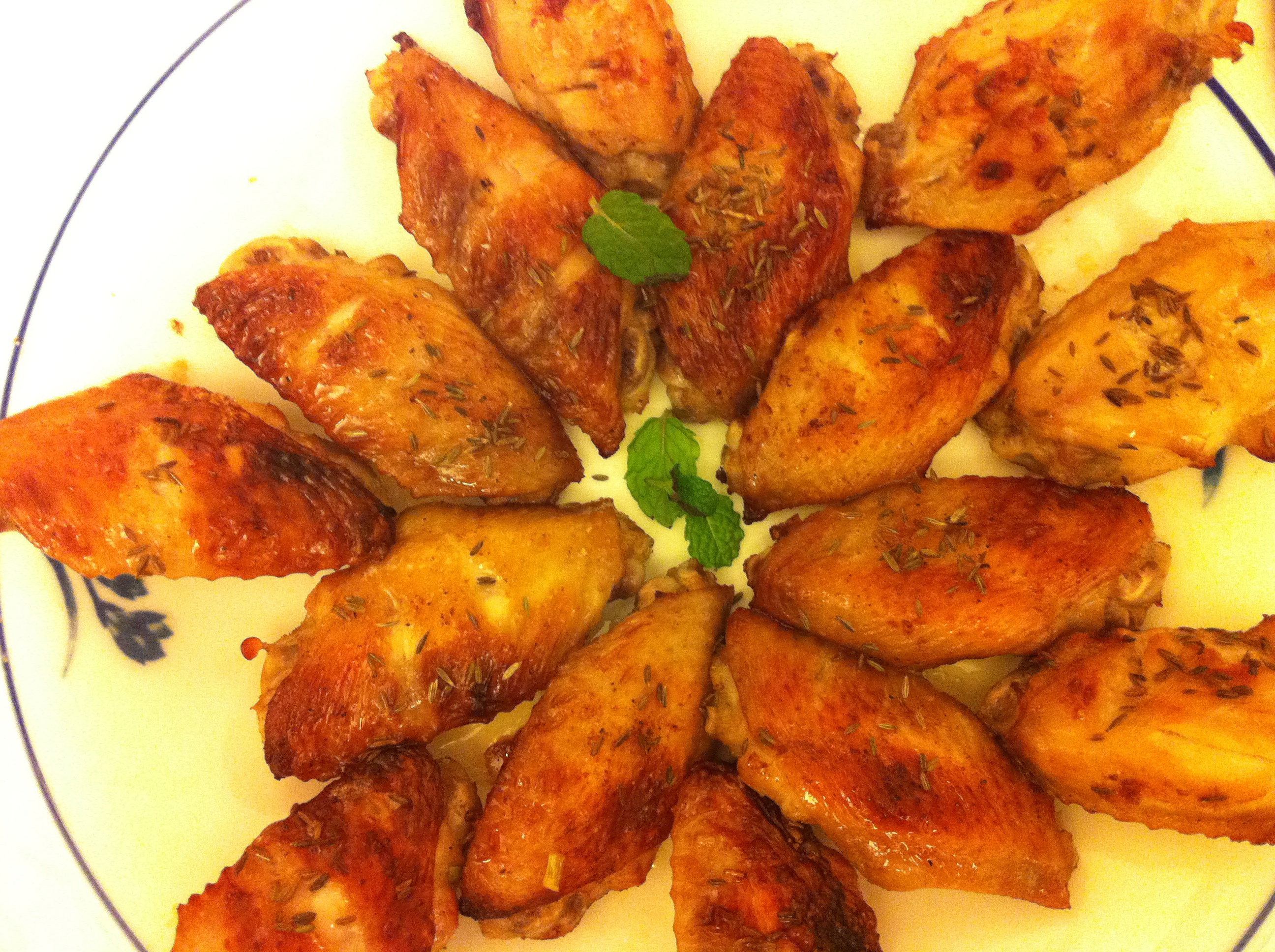 孜然蒜香烤鸡翅