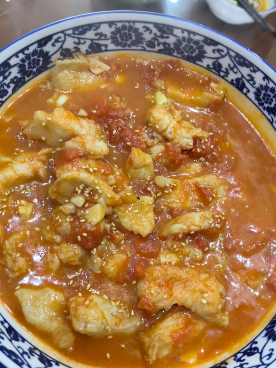 番茄鱼巴沙鱼（也可以用番茄龙利鱼），番茄酱汁超浓郁，营养又下饭！