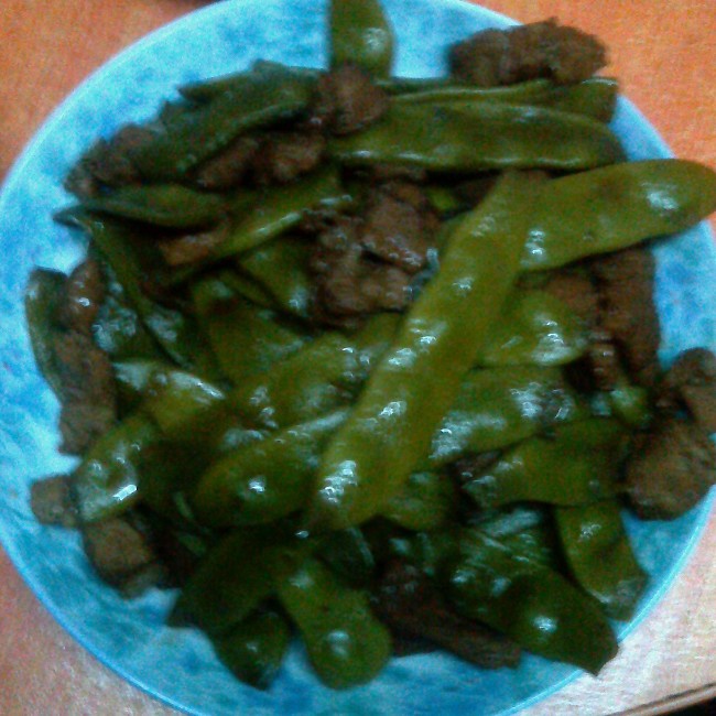豆角炒肉