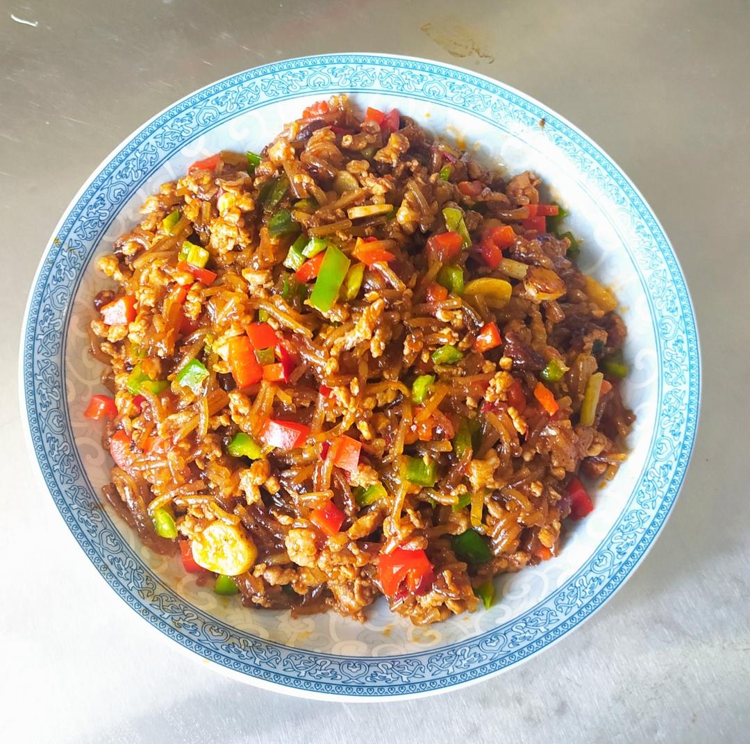 蚂蚁上树——肉末粉条的完美结合