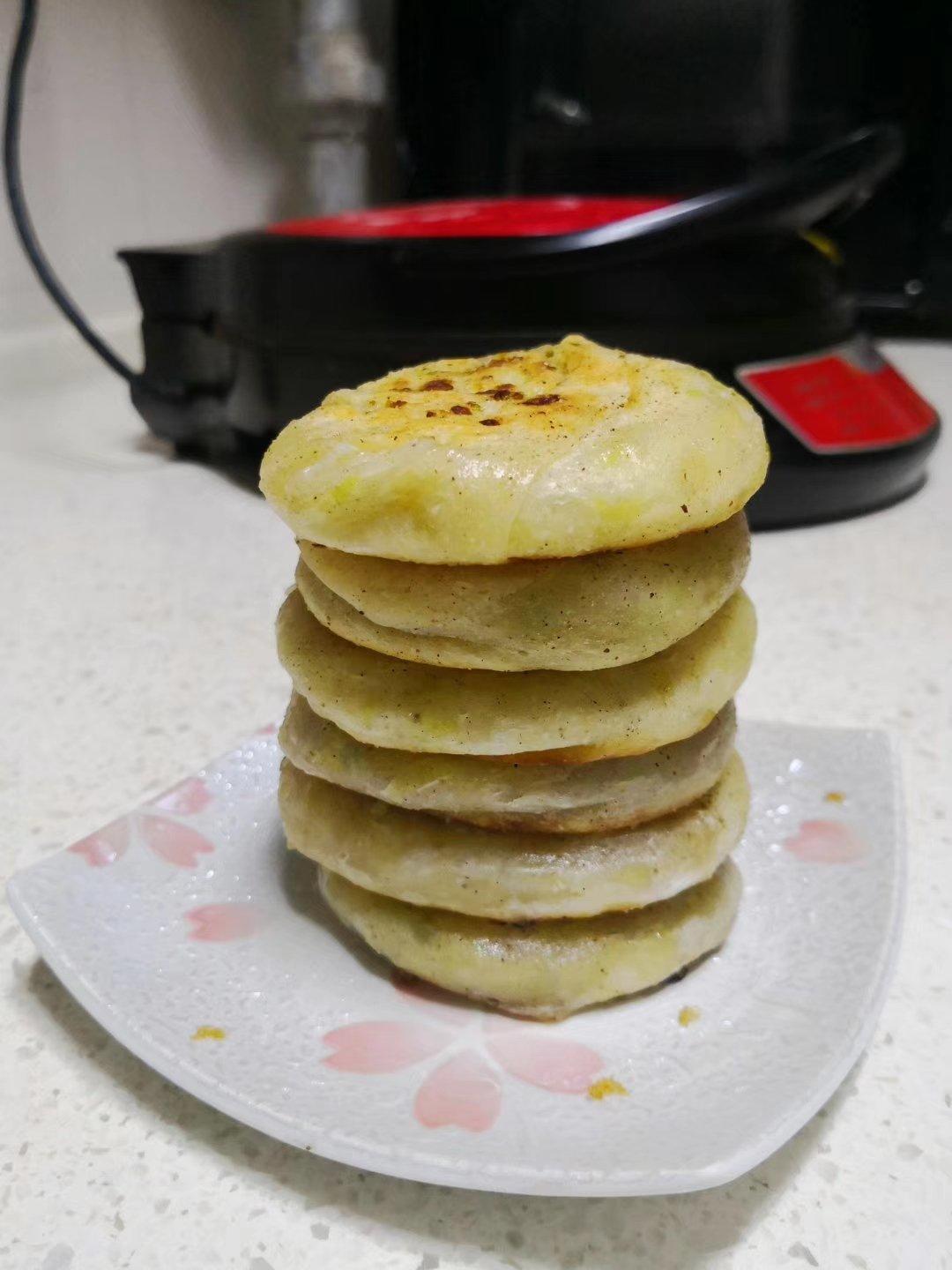 外酥里软的葱油饼