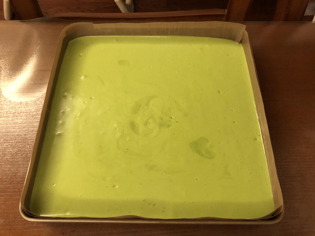 完美抹茶蜜豆蛋糕卷