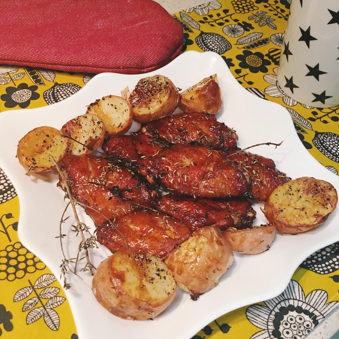 烤鸡翅（自制腌料）