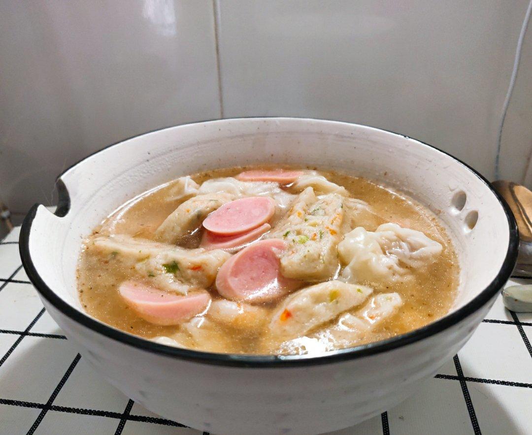 记录云吞汤底