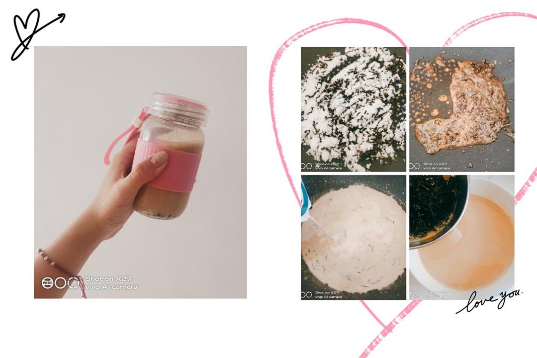 夏日清新茉莉花奶茶