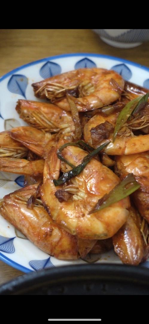 葱烧大虾