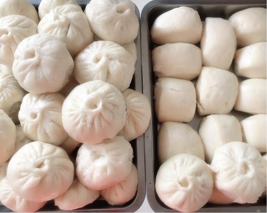 胡萝卜木耳鸡蛋素包子