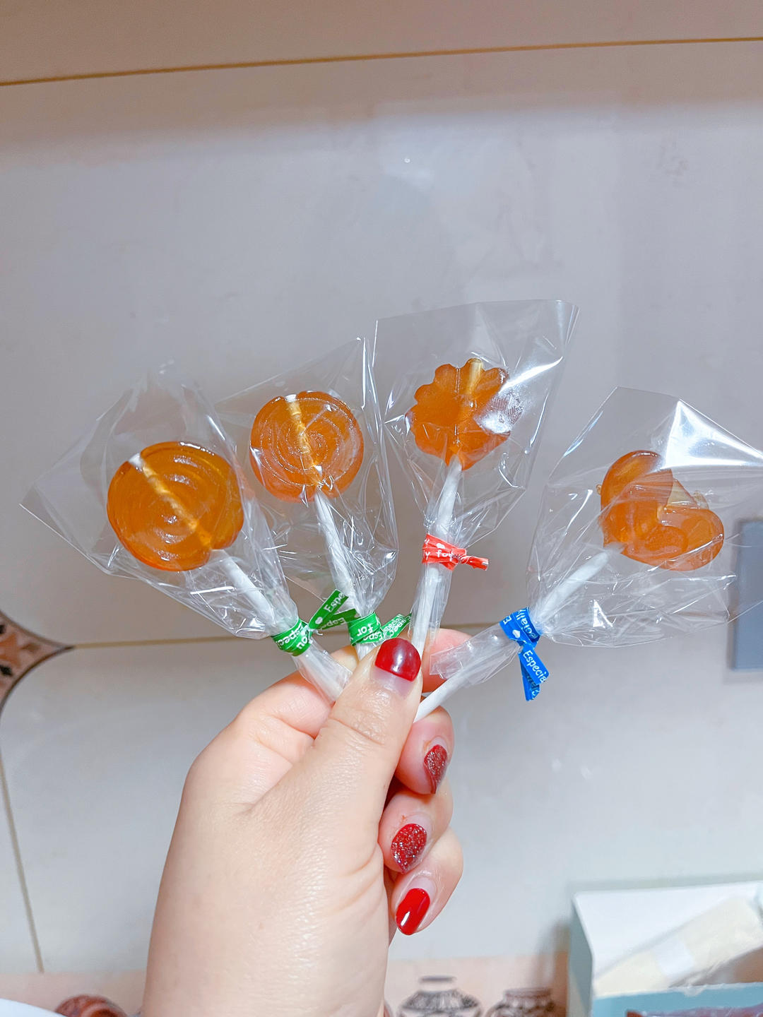 止咳的雪梨汁棒棒糖