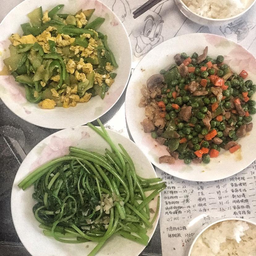 快手菜 青豆炒肉
