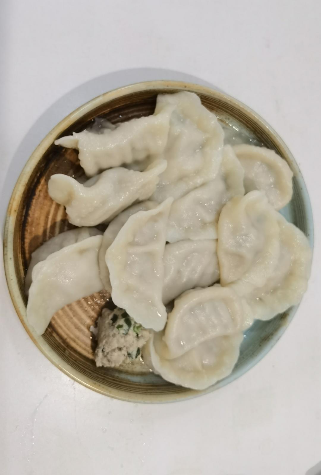 鲜虾鲅鱼馅饺子