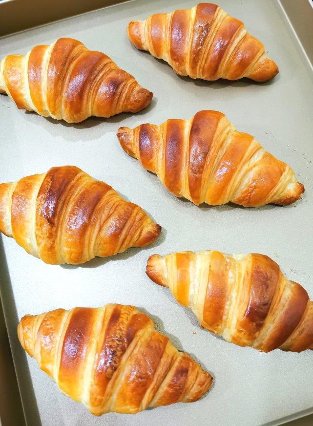 蓑影阑珊做的可颂丨经典起酥面包