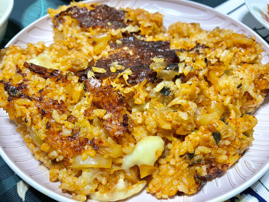 升级版辣白菜炒饭😭姜食堂同款🌟泡菜饭开出了p.o 斯密达