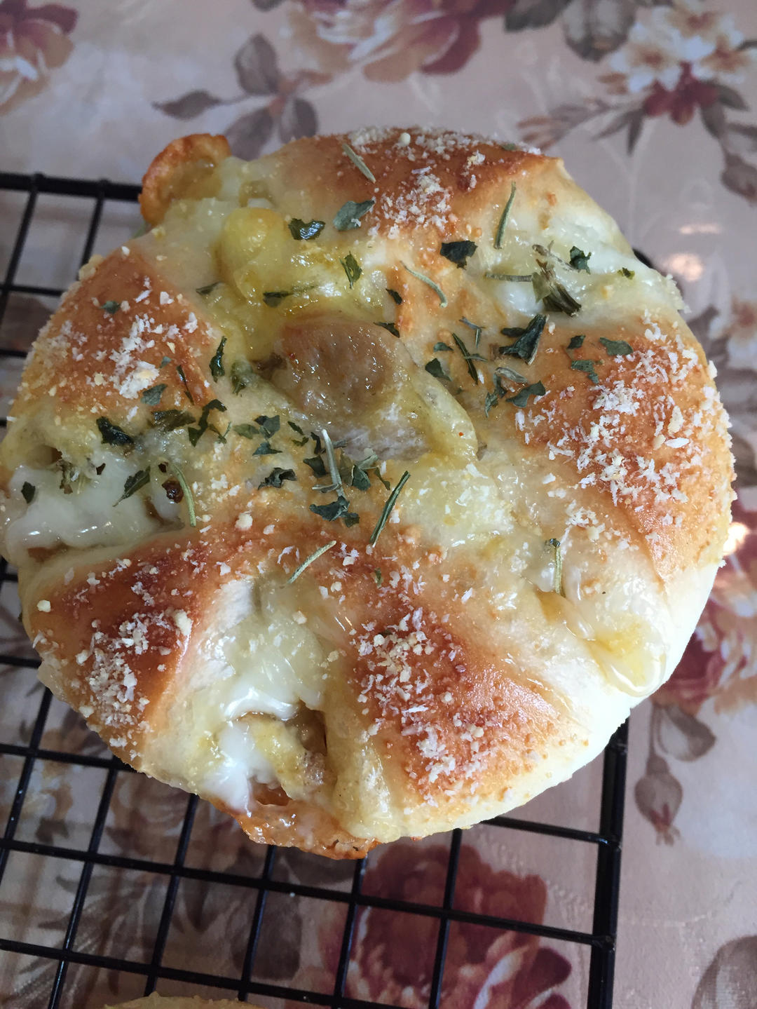 直接法万能面团－培根芝士包