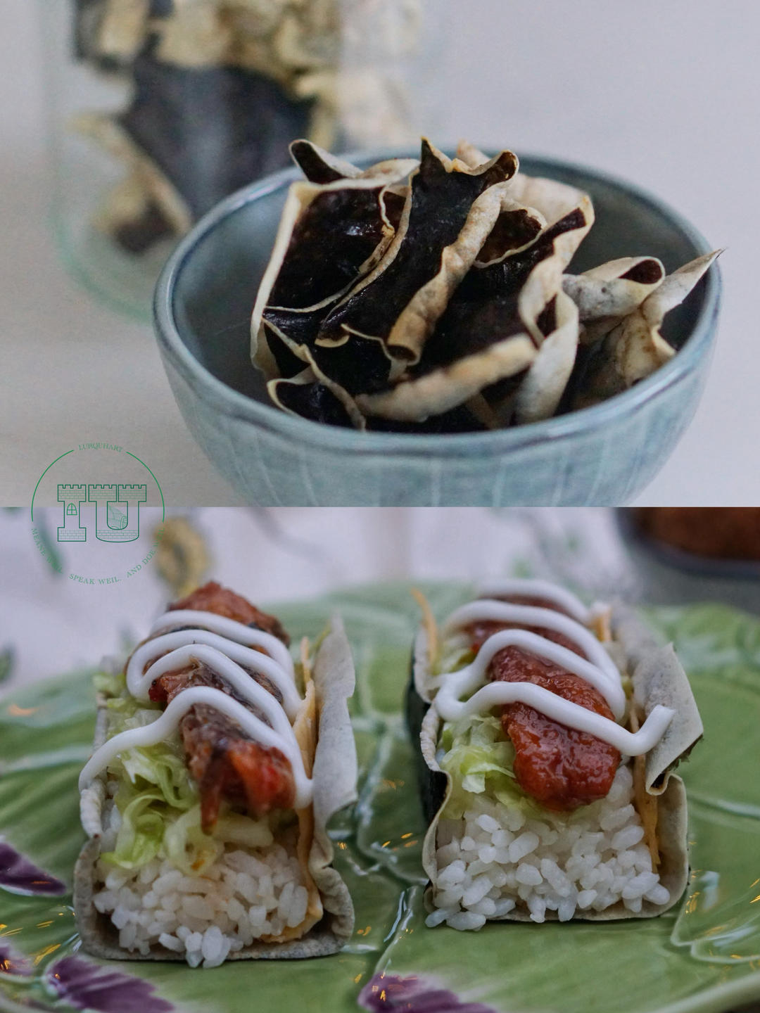 马来西亚特色紫菜酥及塔可饼寿司Taco