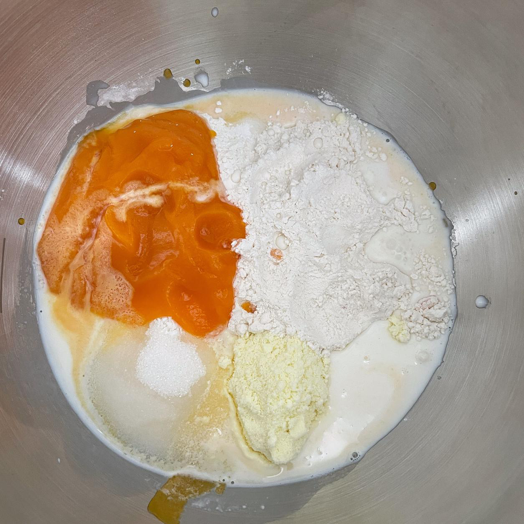 纯奶手撕吐司的做法 步骤1
