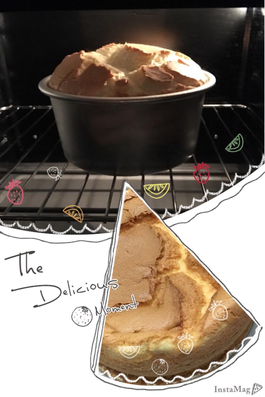 6寸原味戚风蛋糕