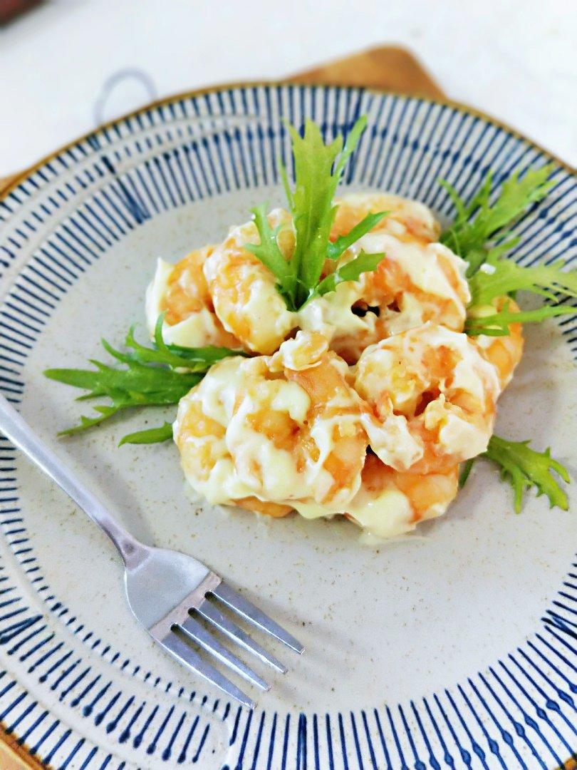 柏悦平替版芥末虾球