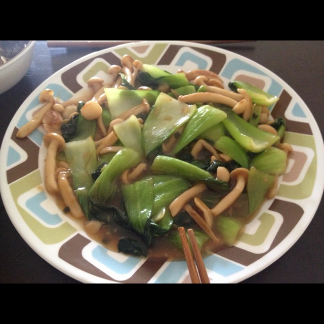 油菜蘑菇