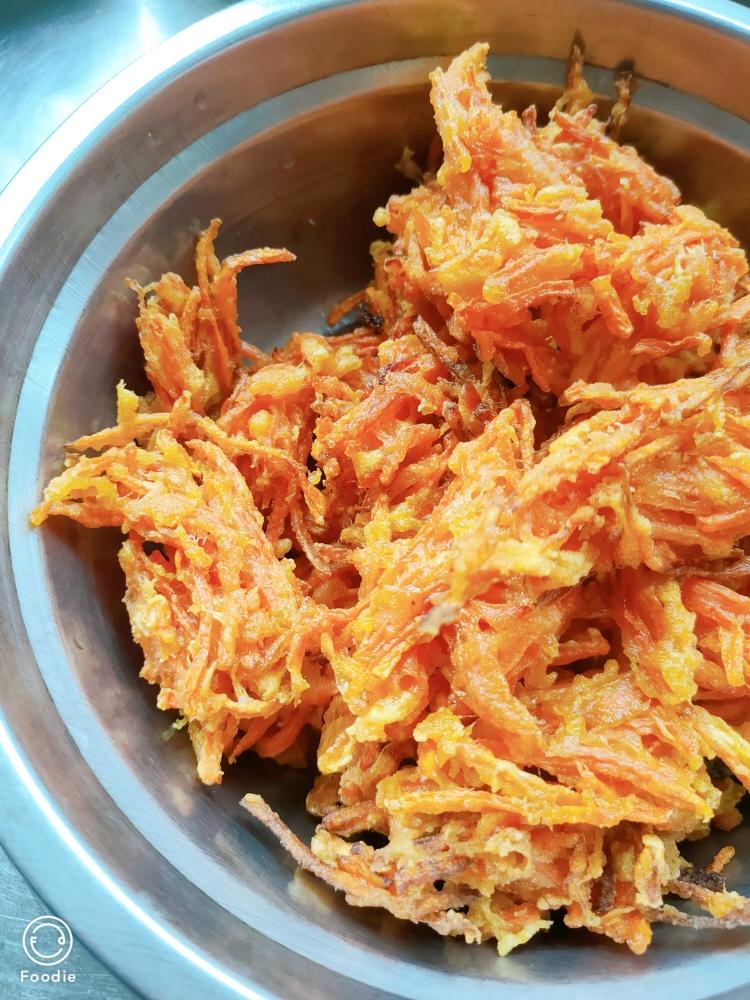 大量消耗蔬菜的胡萝卜渣渣（快手家常菜）