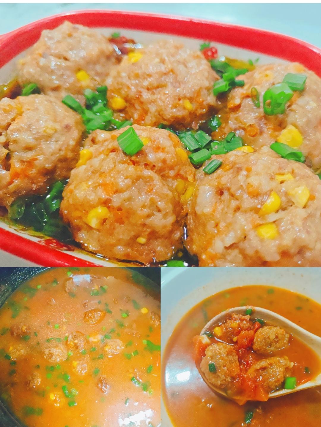 肉丸你就这样做，蒸肉丸鲜嫩爆汁，炸肉丸也不柴不腻，好吃到停不下来！