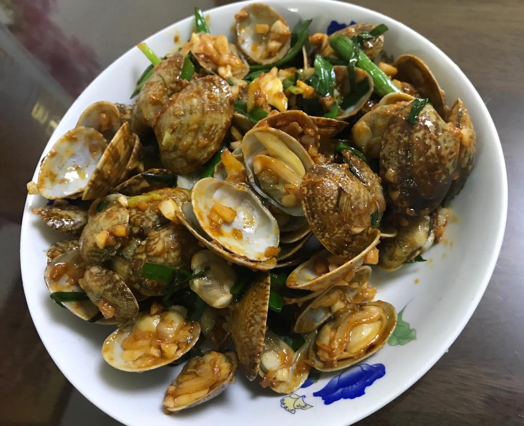爆炒花甲