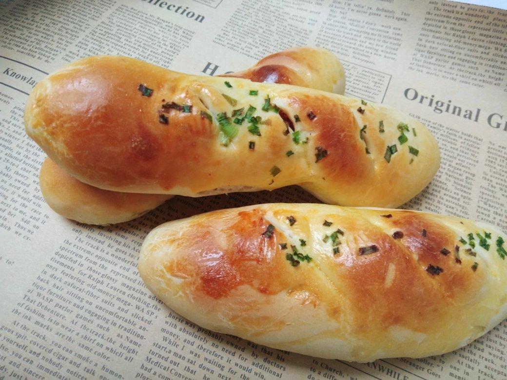 火腿肠早餐面包（一次发酵法）