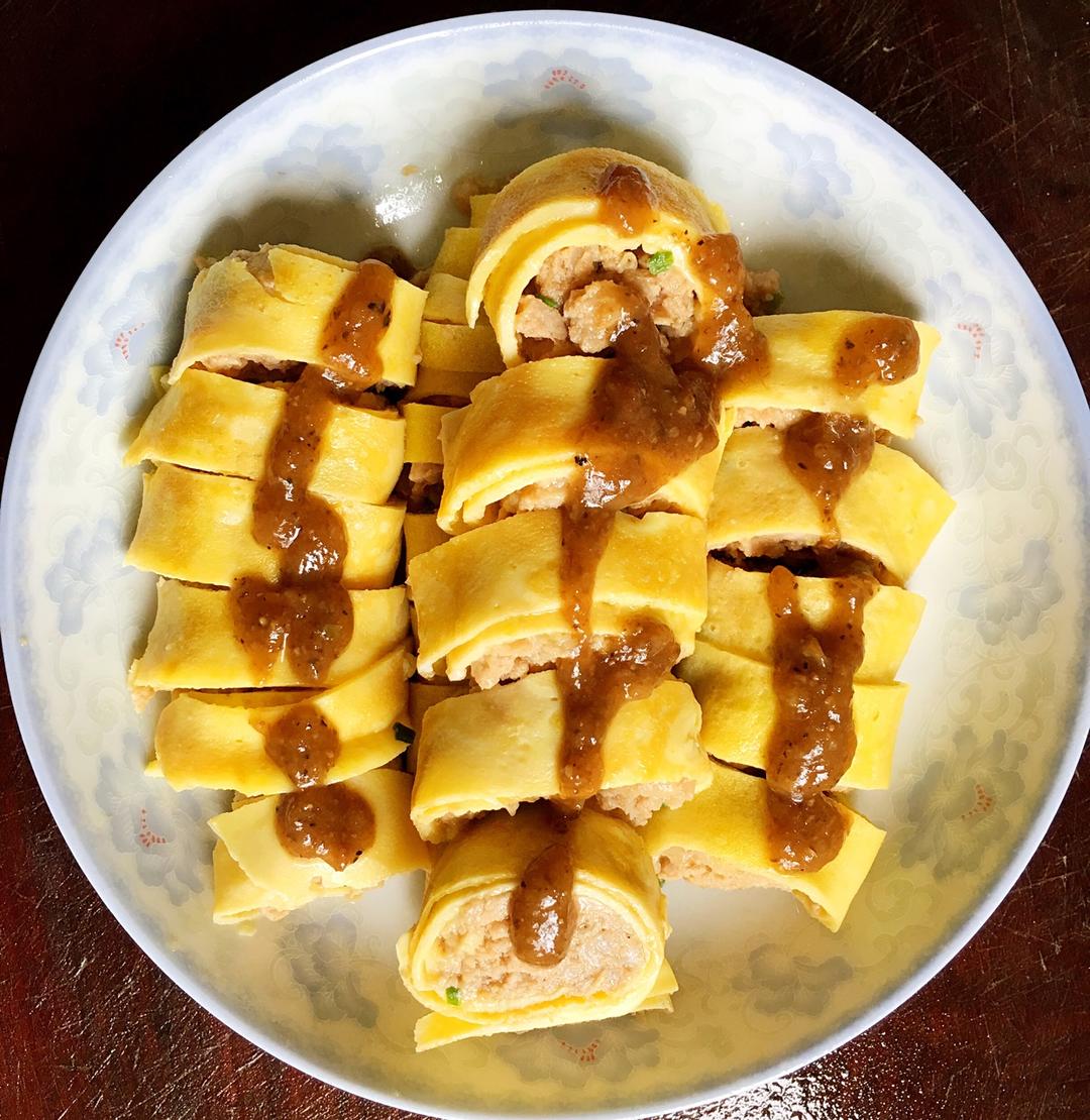 咪姆的超好吃蛋皮肉卷