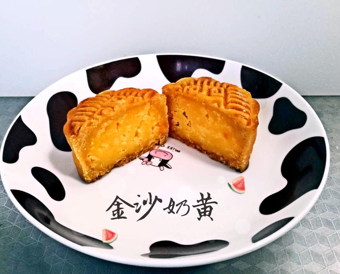 金沙奶黄月饼
