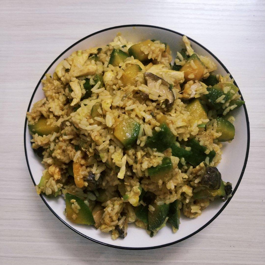 美味到不行的南瓜饭