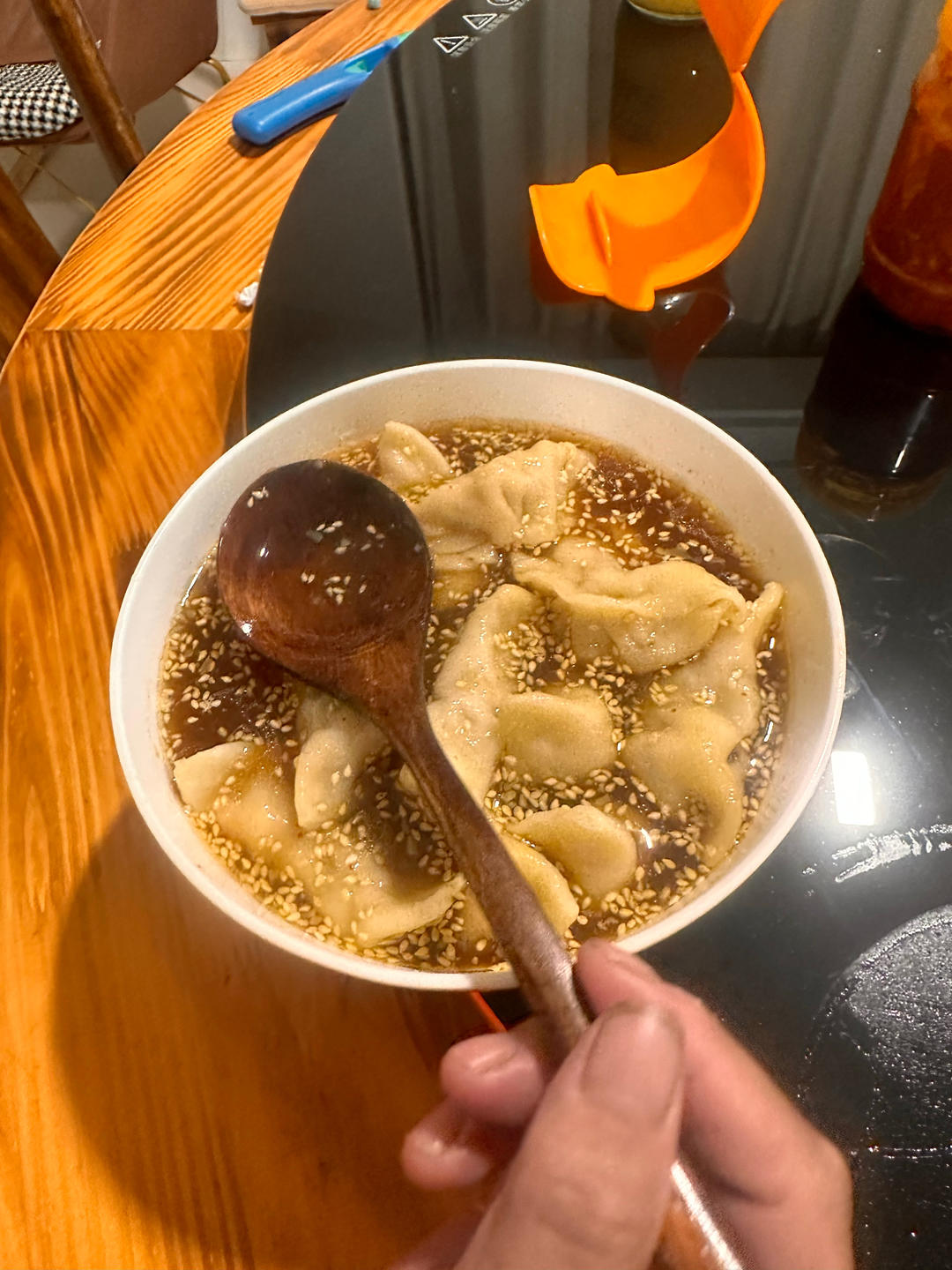 五分钟搞定夜宵早餐秘制酸汤水饺 酸辣开胃