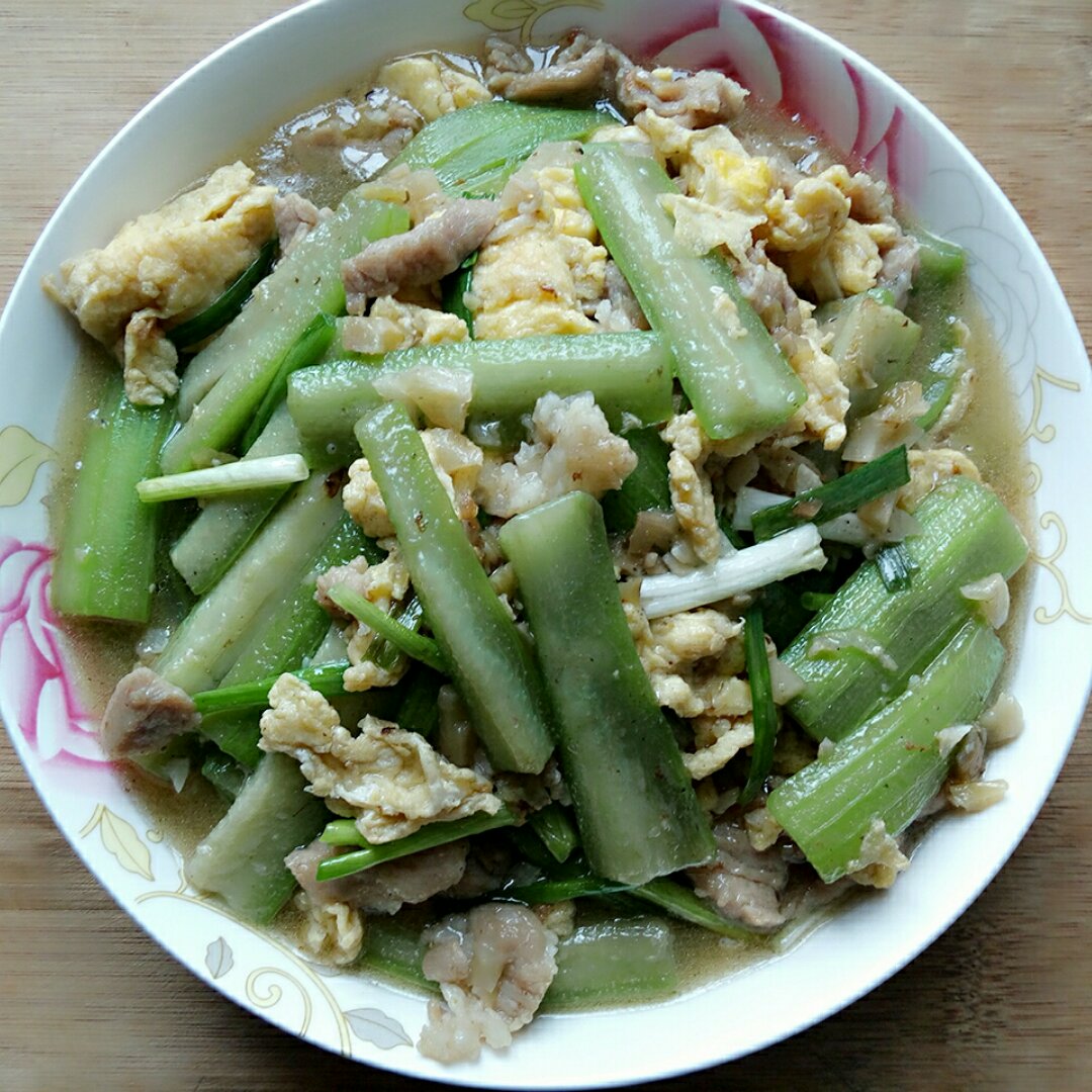 丝瓜炒蛋