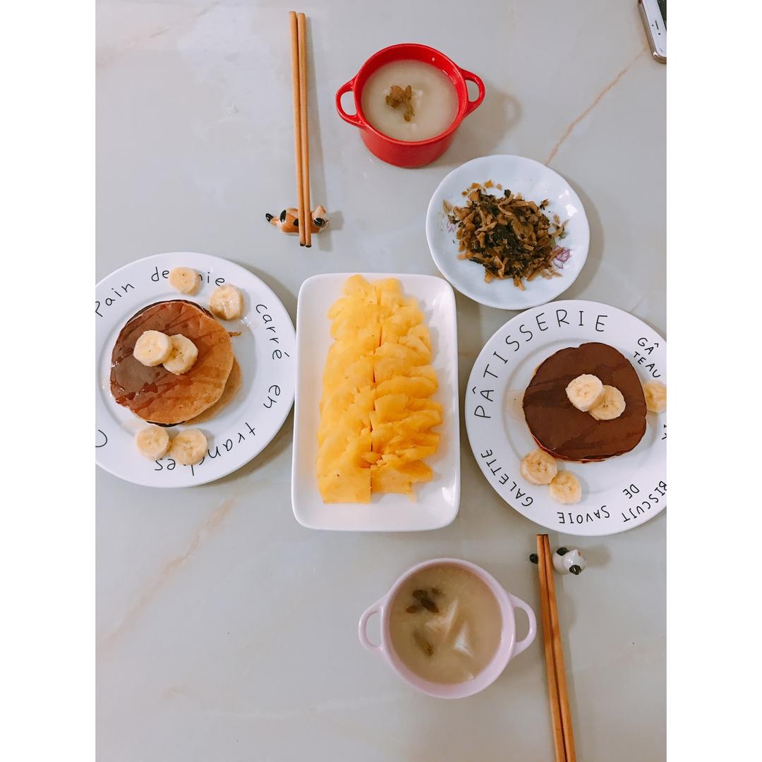 香蕉全麦松饼「好好吃饭健康瘦」