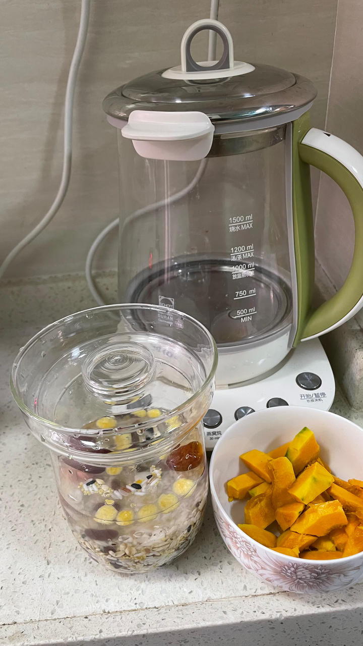杂粮南瓜饭【2月北鼎养生壶食谱】