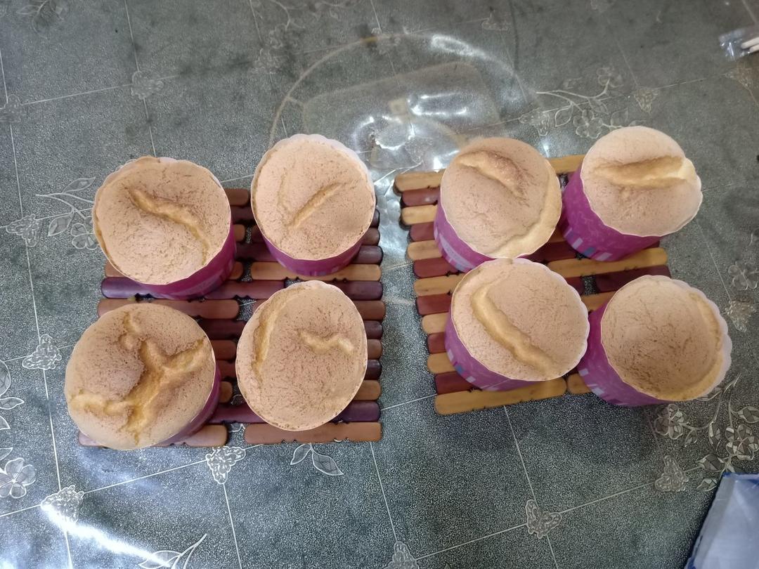 6寸纸杯戚风蛋糕