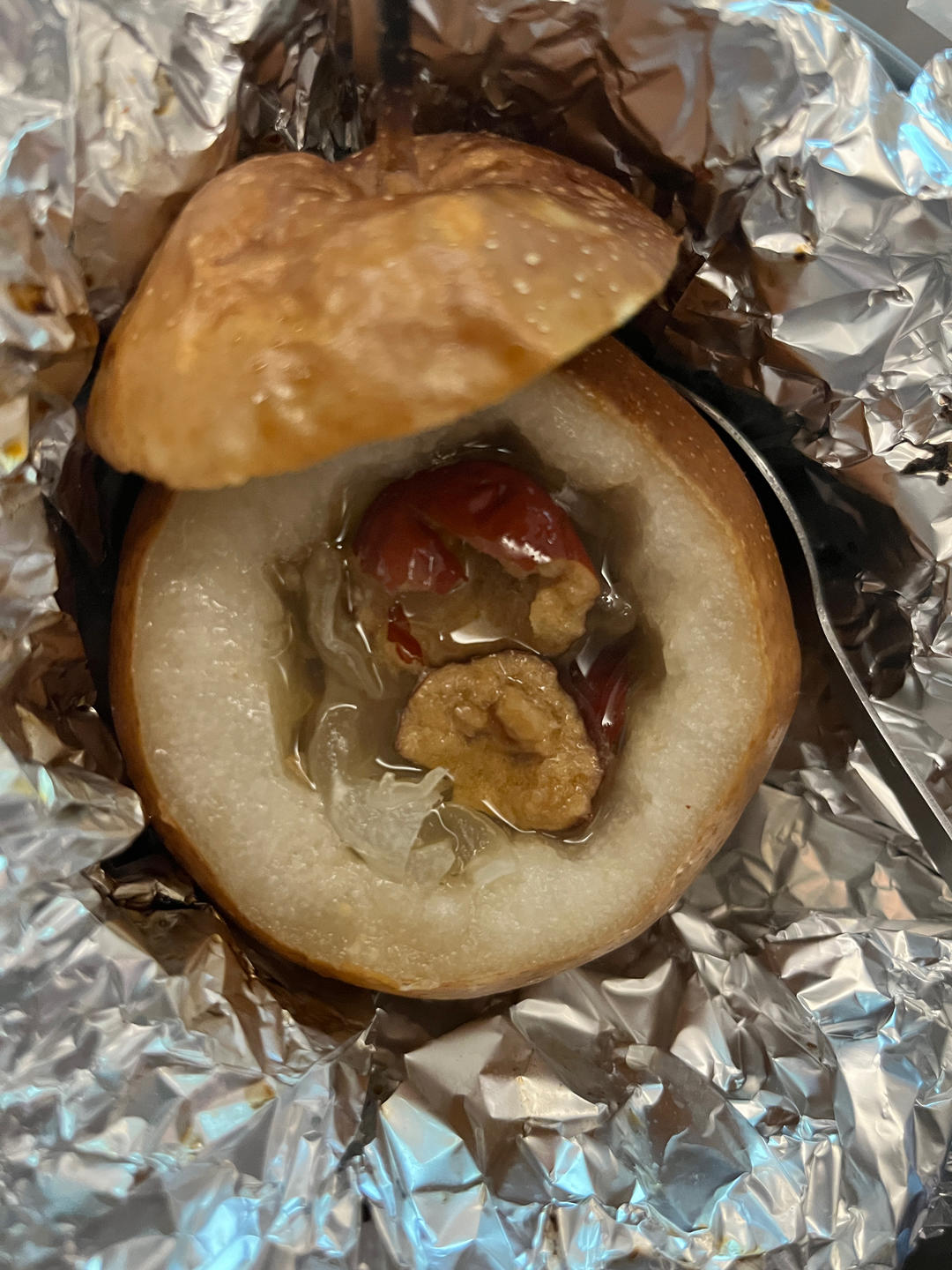 空气炸锅—冰糖银耳雪梨