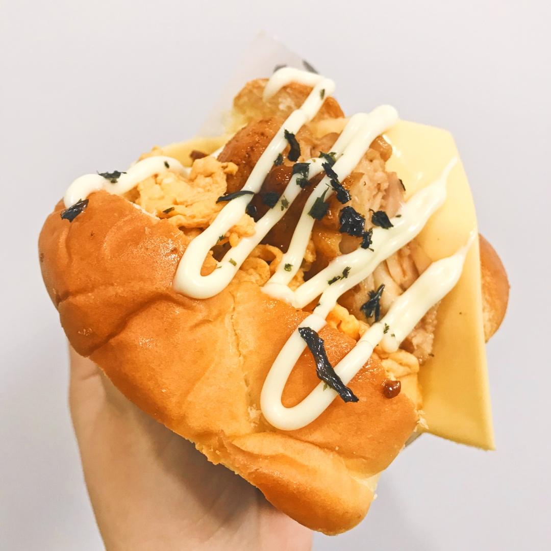 网红EGG DROP芝士厚蛋烧三明治 🥪『平底锅美食』